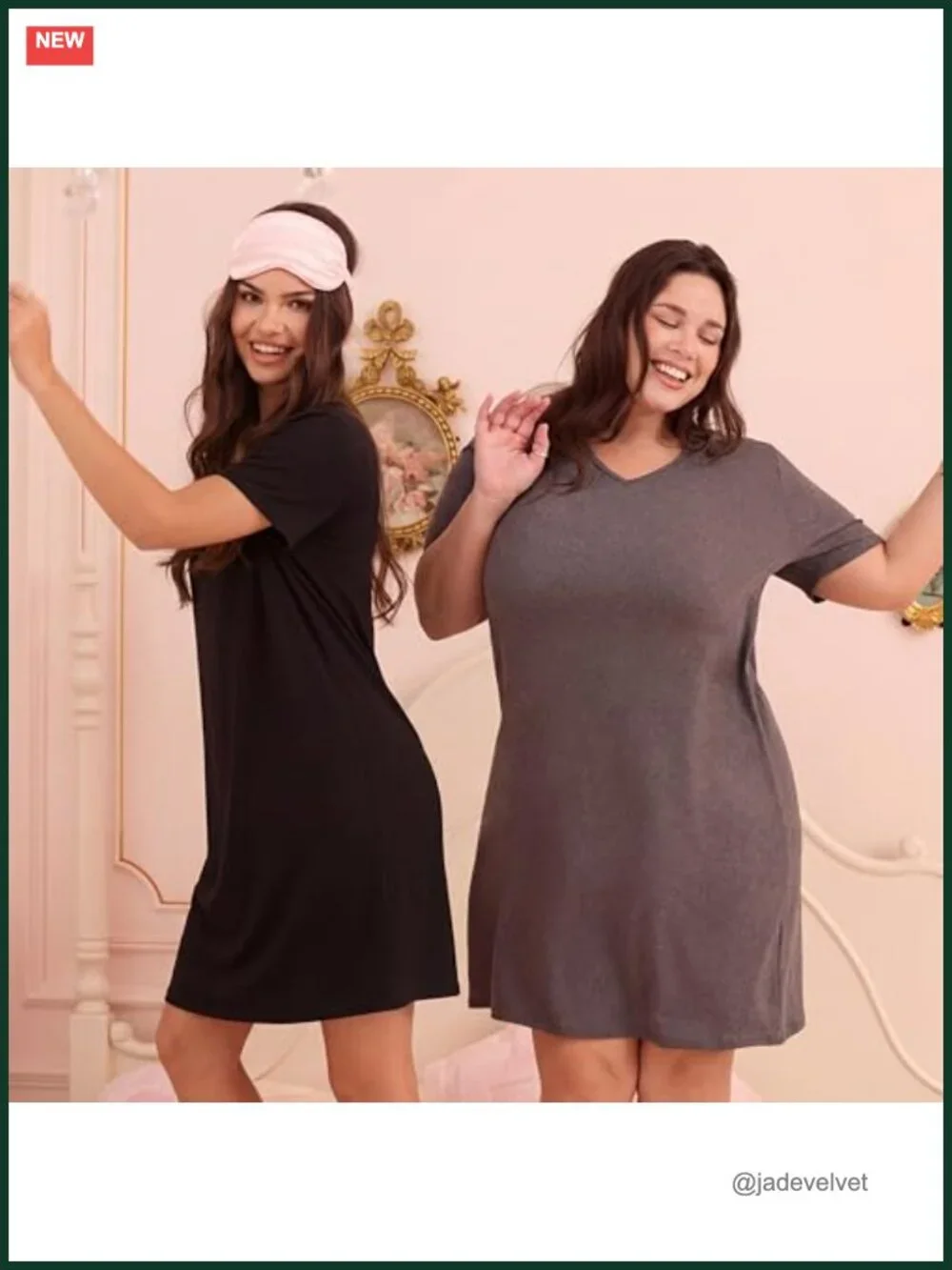 3 Pack Short Sleeve Nightgowns Women Sleepshirts Pajama Dress Soft Sleepwear